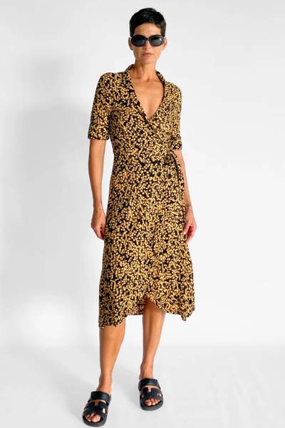 Ganni wrap dress
